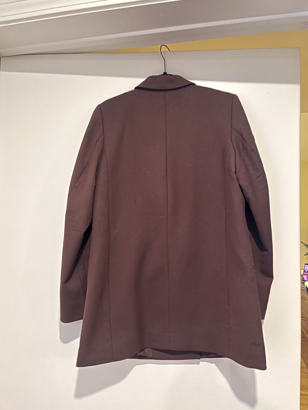 H&M H&M Chocolate Brown Double-Breasted Blazer