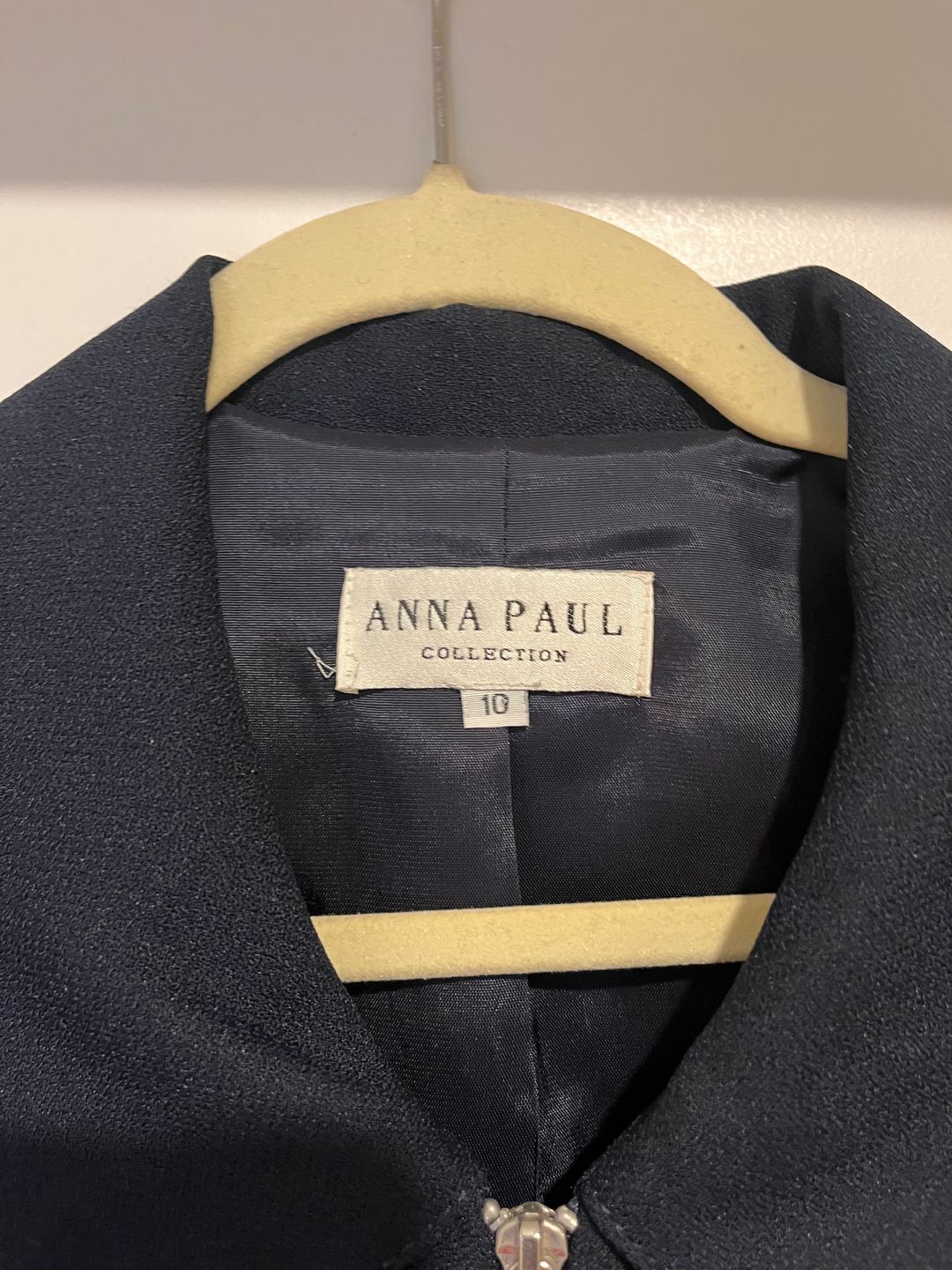 Vintage Anna Paul Navy Zip Up Jacket