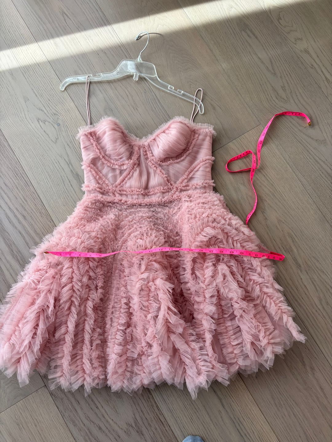 ALEXIS Zia Dress NWT | Dusty Rose Strapless Tulle Mini Dress | Retail $2,225