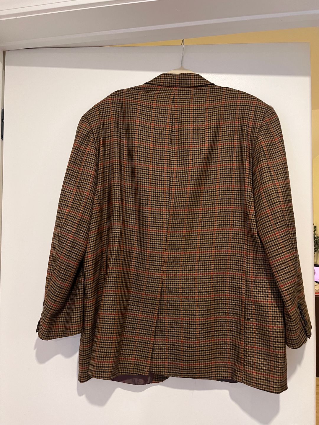 Vintage Tartan Oversized Blazer 