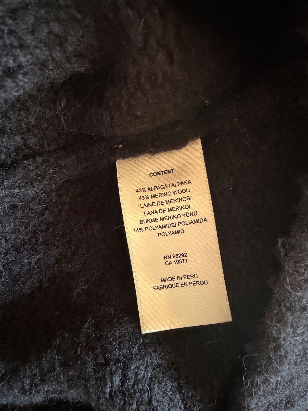 Trou Trou Alpaca Sweater