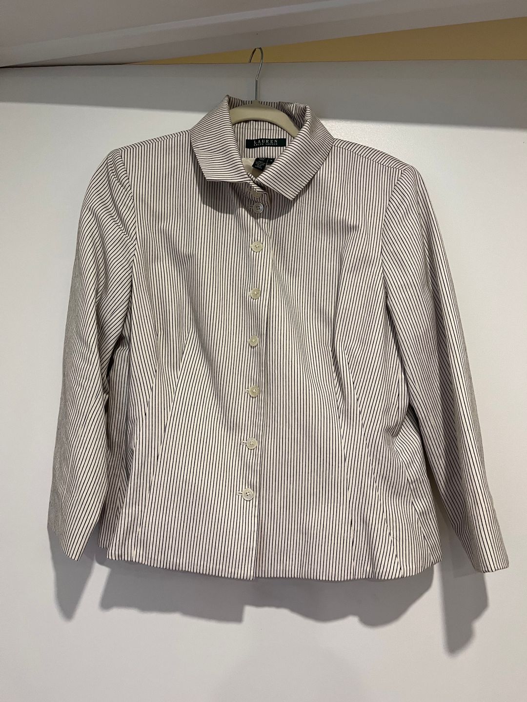 Lauren by Ralph Lauren Pinstriped 2 Piece Suit 