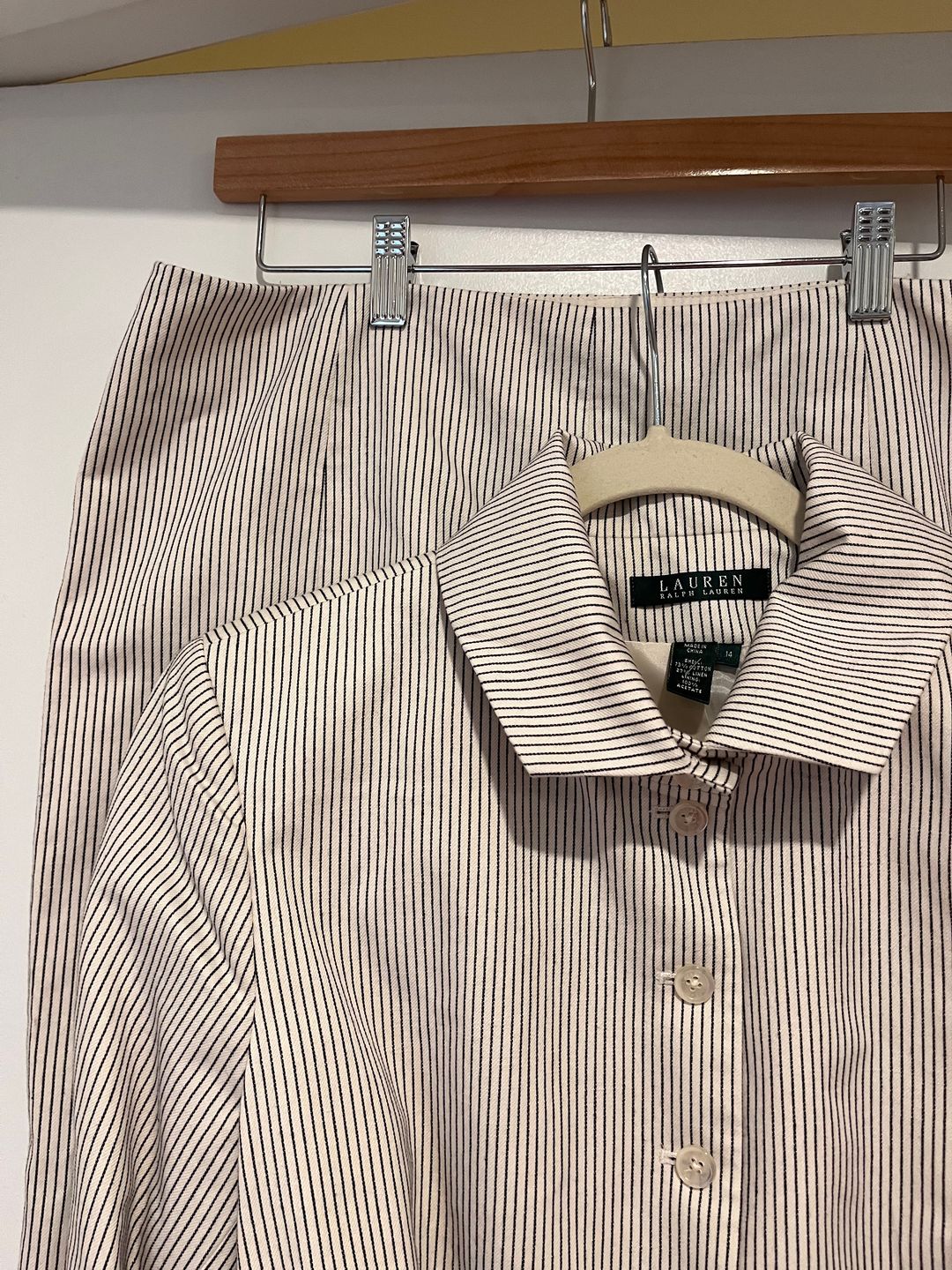 Ralph Lauren Lauren by Ralph Lauren Pinstriped 2 Piece Suit