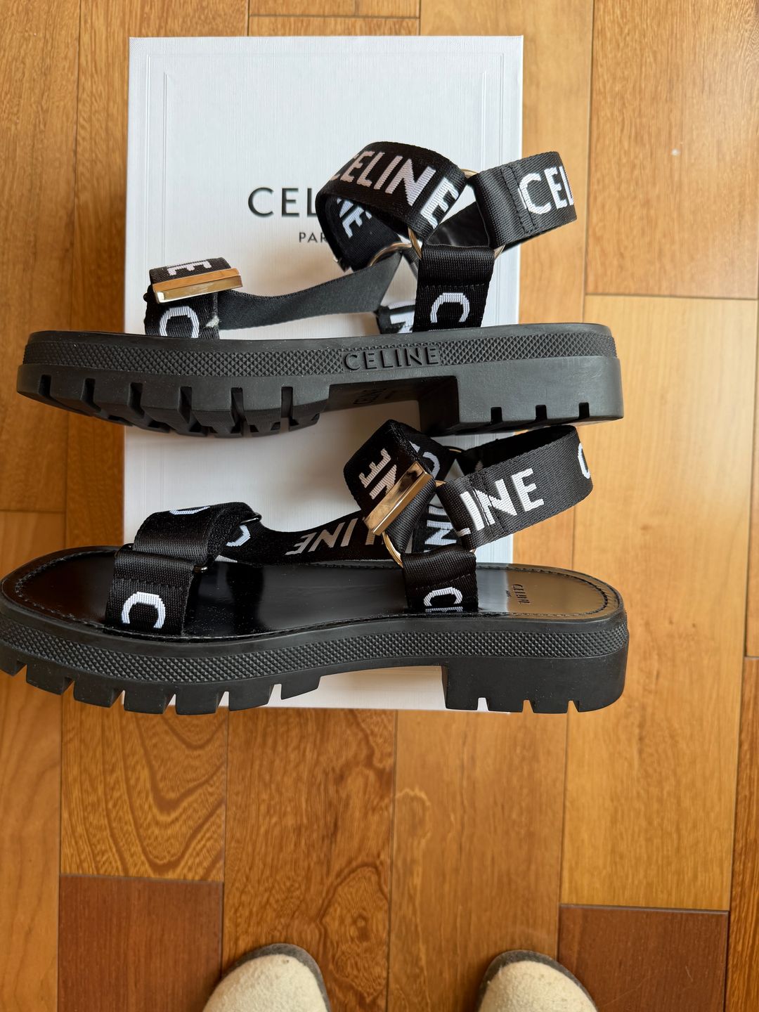 Celine Leo Strappy Sandal