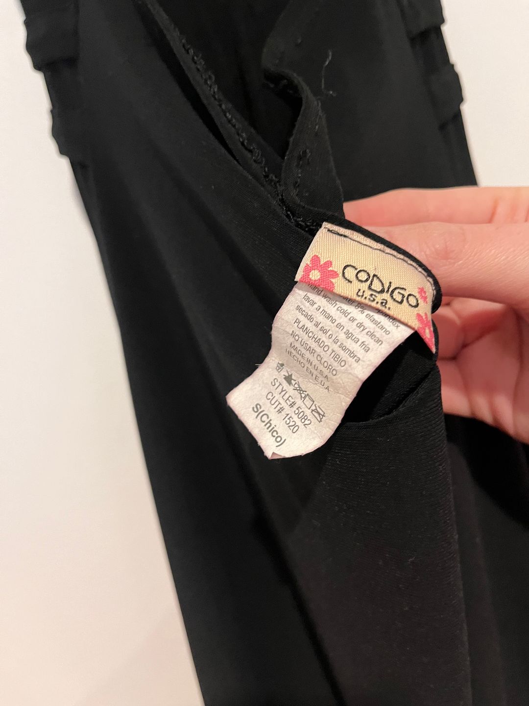 Vintage Codigo Black Halter Midi Dress