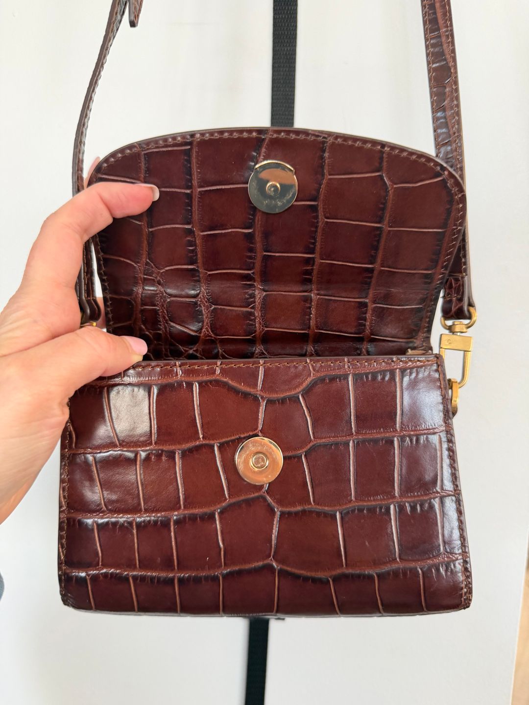 Croc Embossed Bag