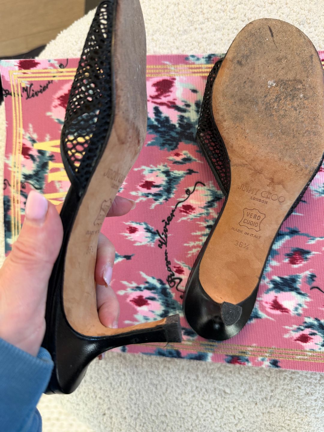 Jimmy Choo Mesh Pumps