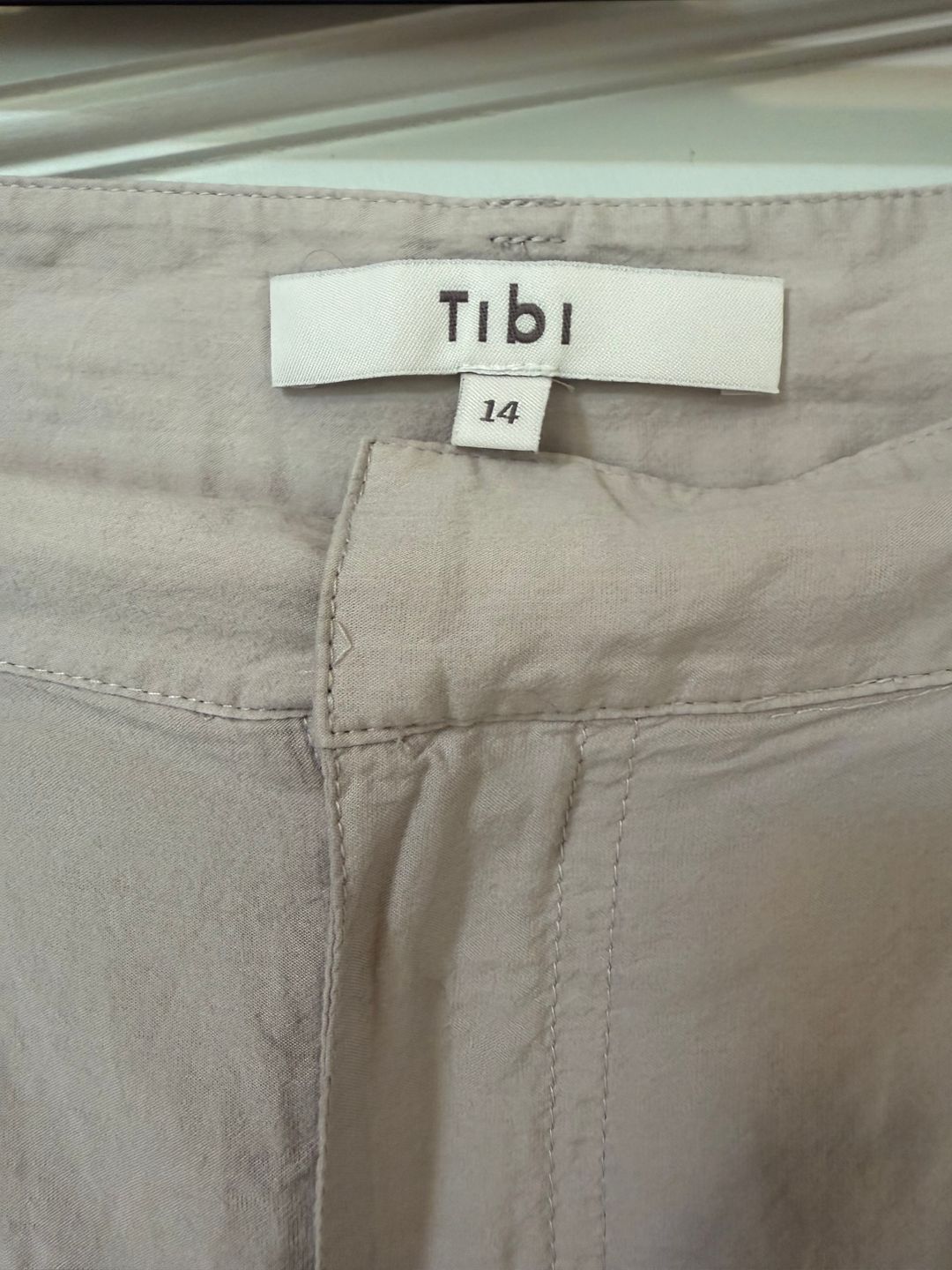 Silk Voile Cargo Triple Pleat Pant