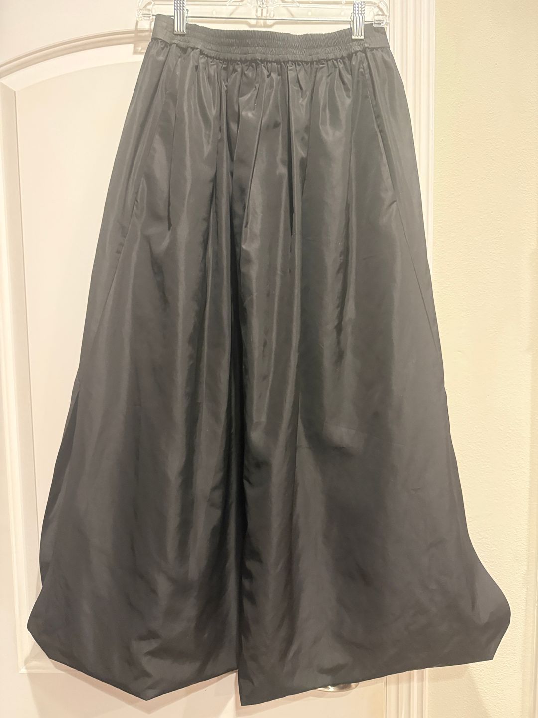 Italian Sporty Nylon Pleated Jalouise Skirt