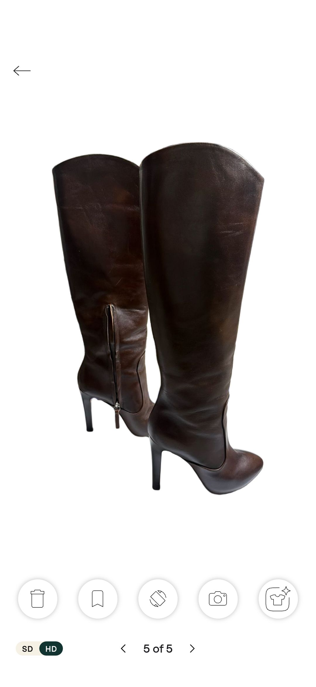 Moro Tall Dark Brown Boots
