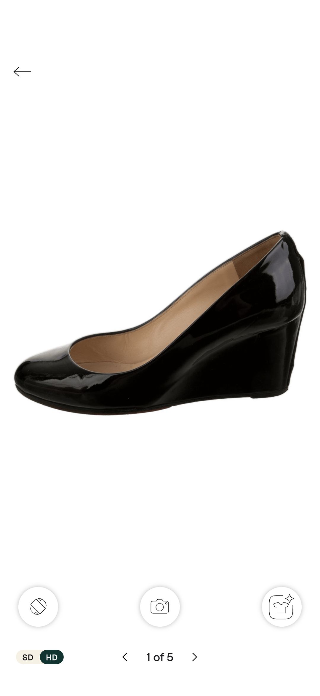 Miminette P Decollete with Zeppa Patent