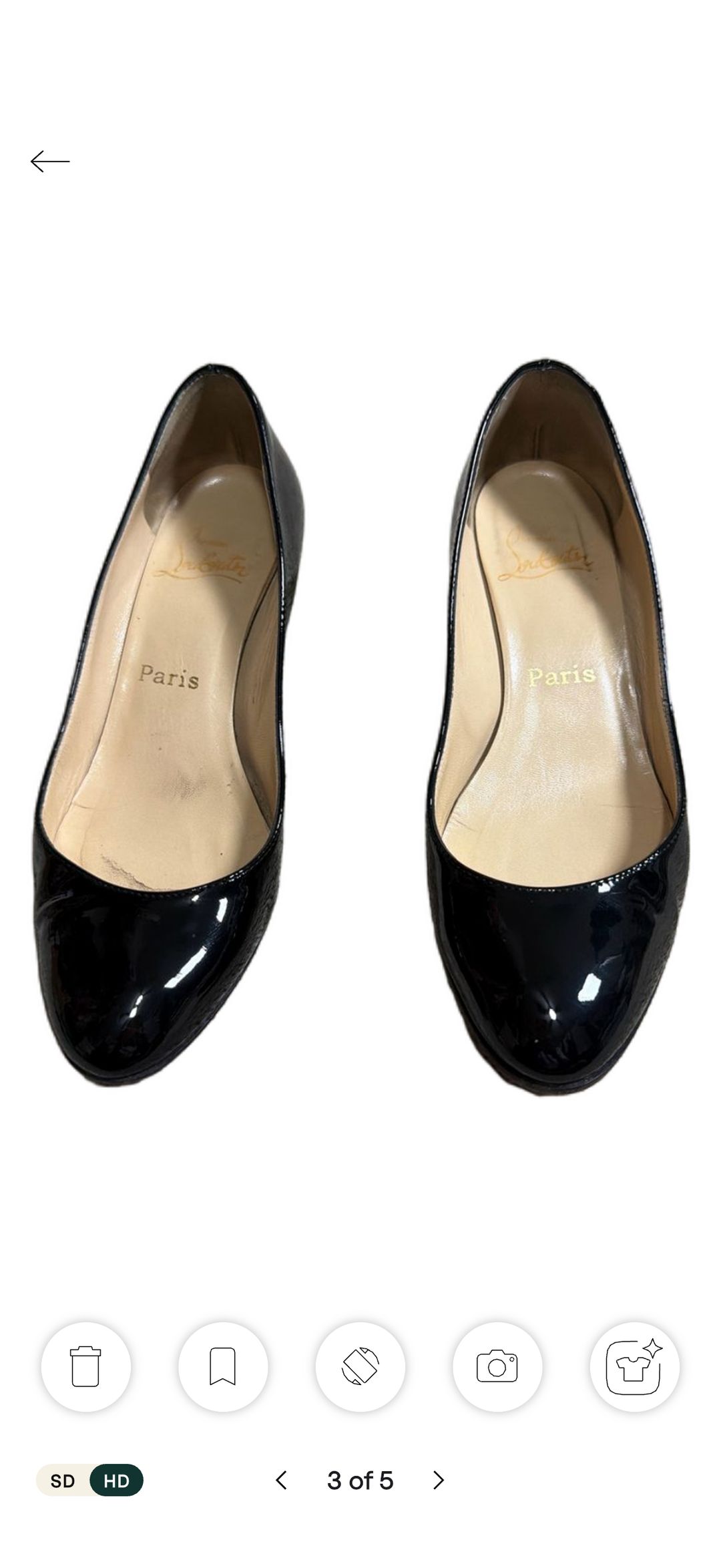 Miminette P Decollete with Zeppa Patent