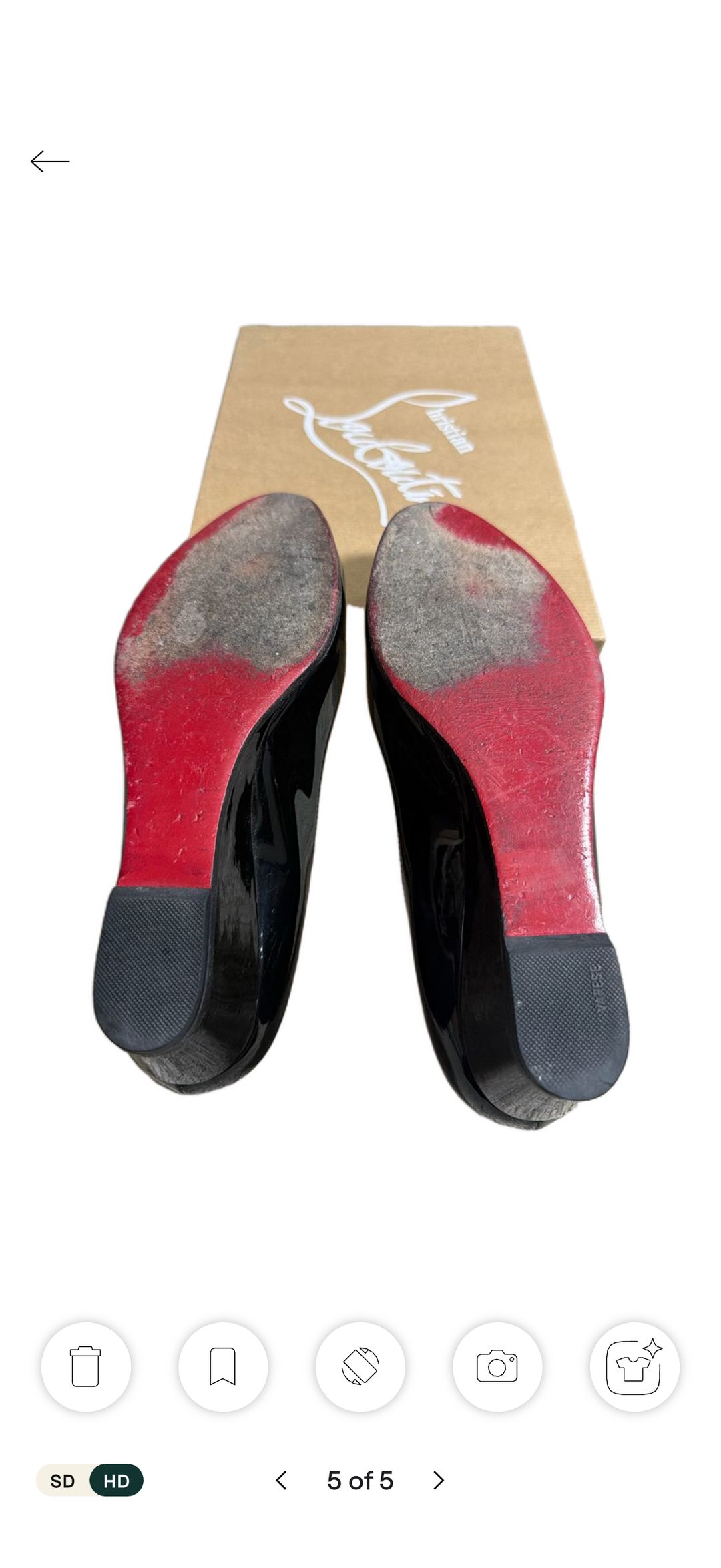Miminette P Decollete with Zeppa Patent