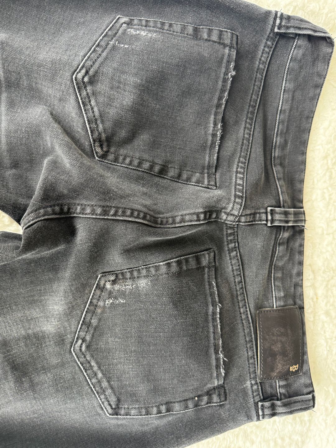 R13 Mid-Rise Skinny Leg Jeans