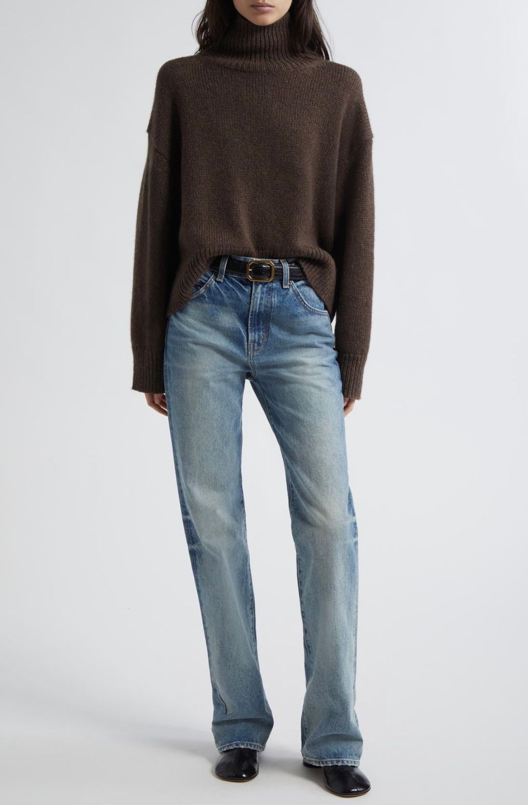 Joan high-rise straight-leg jeans