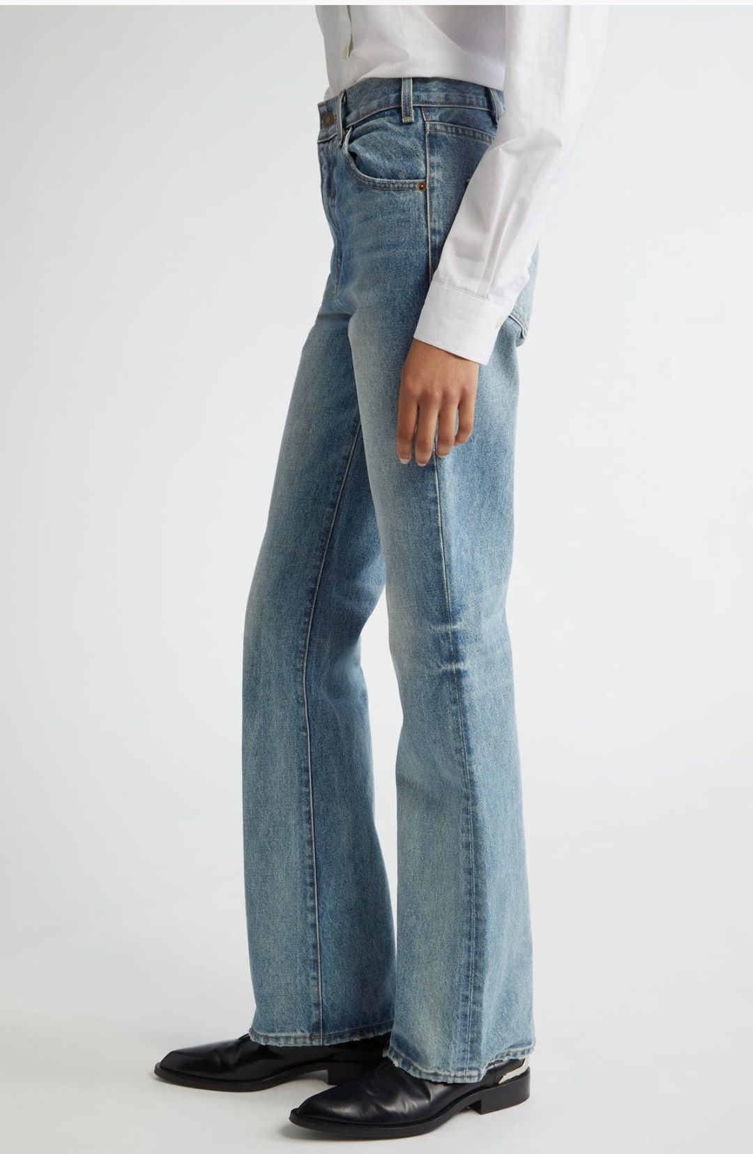 Joan high-rise straight-leg jeans