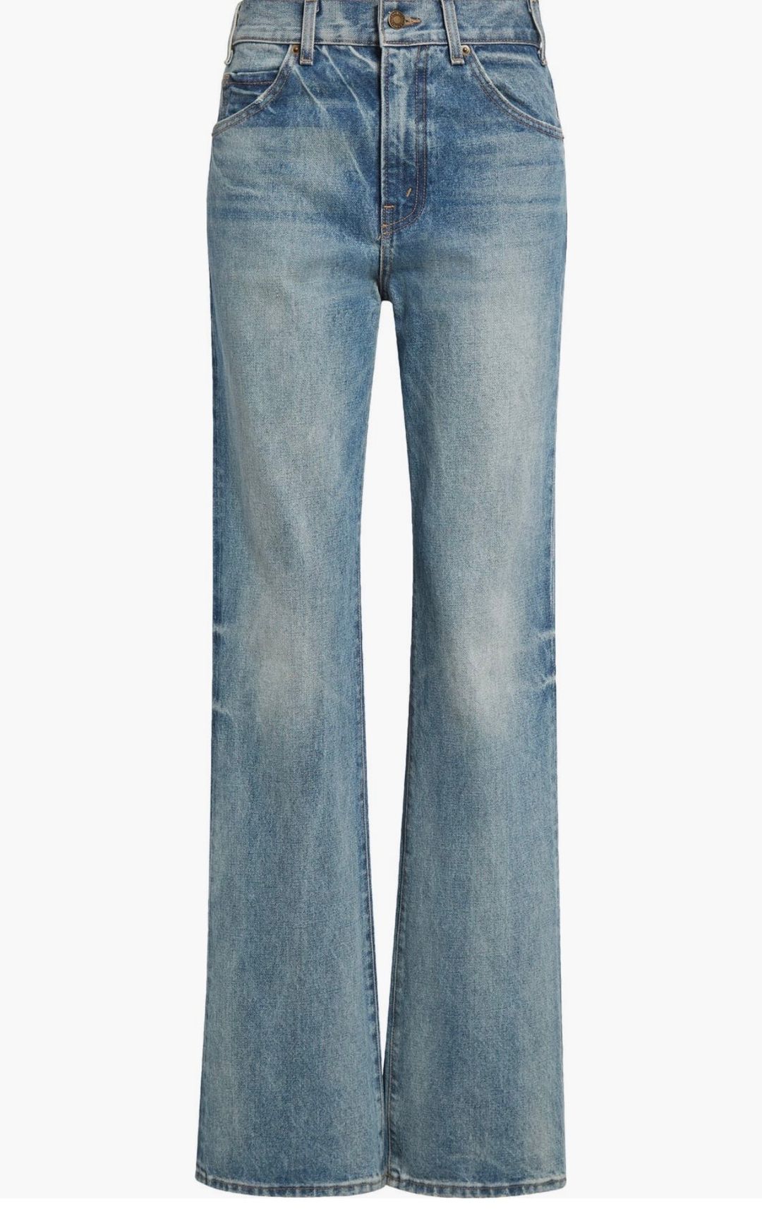 Joan high-rise straight-leg jeans