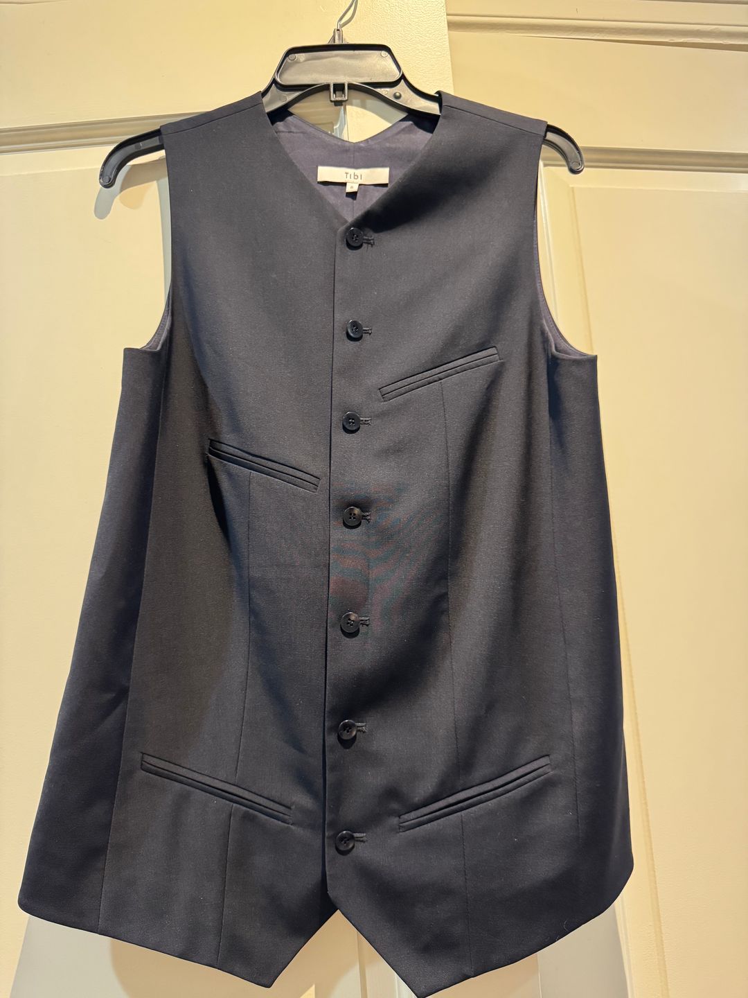 Tropical Wool Easy Vest
