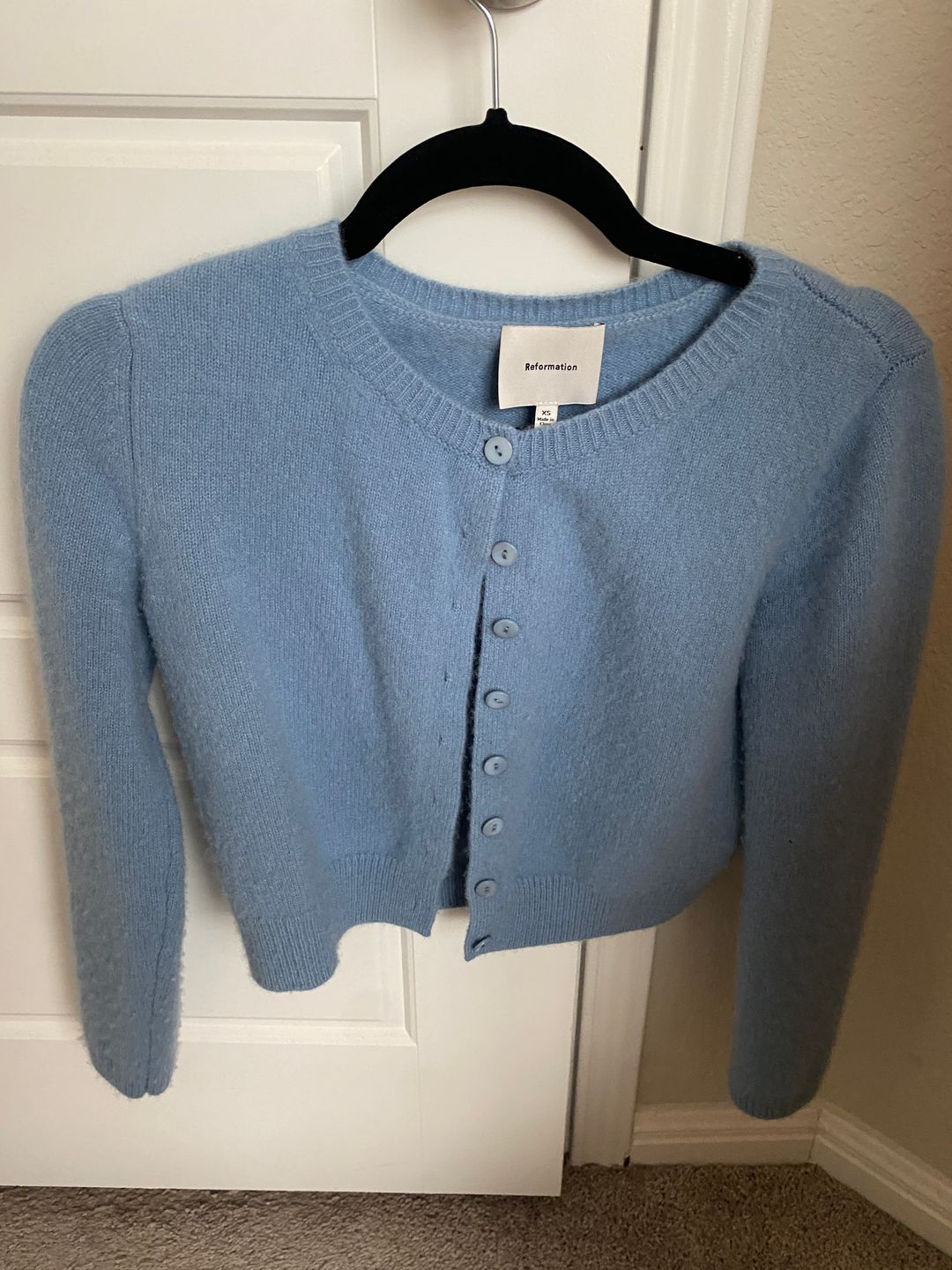 Clara Cashmere Crew Cardigan