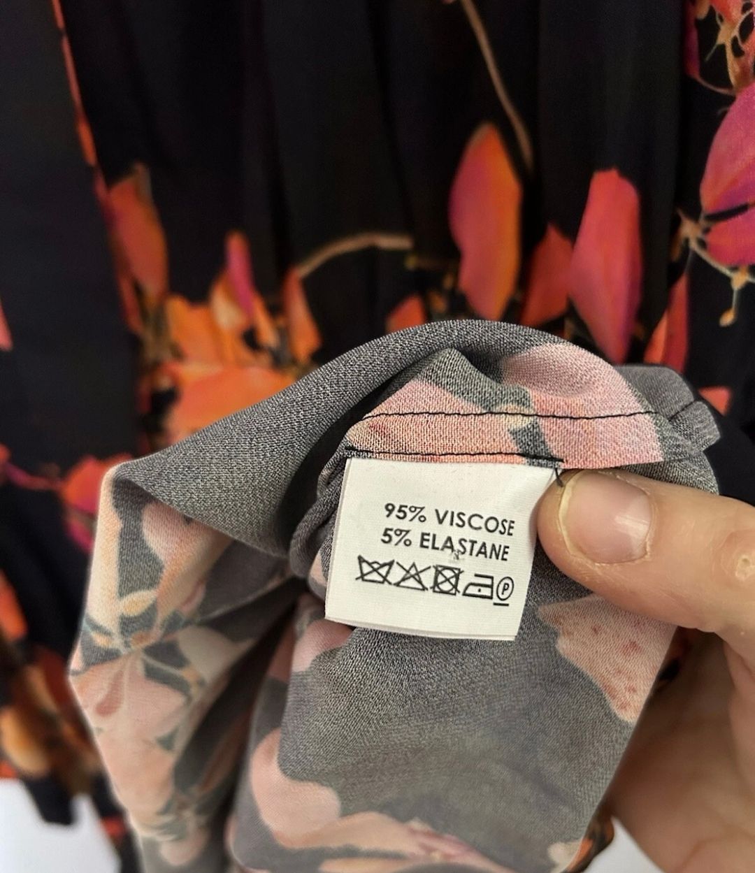 F/W 2019 floral viscose dolman blouse / sz 36