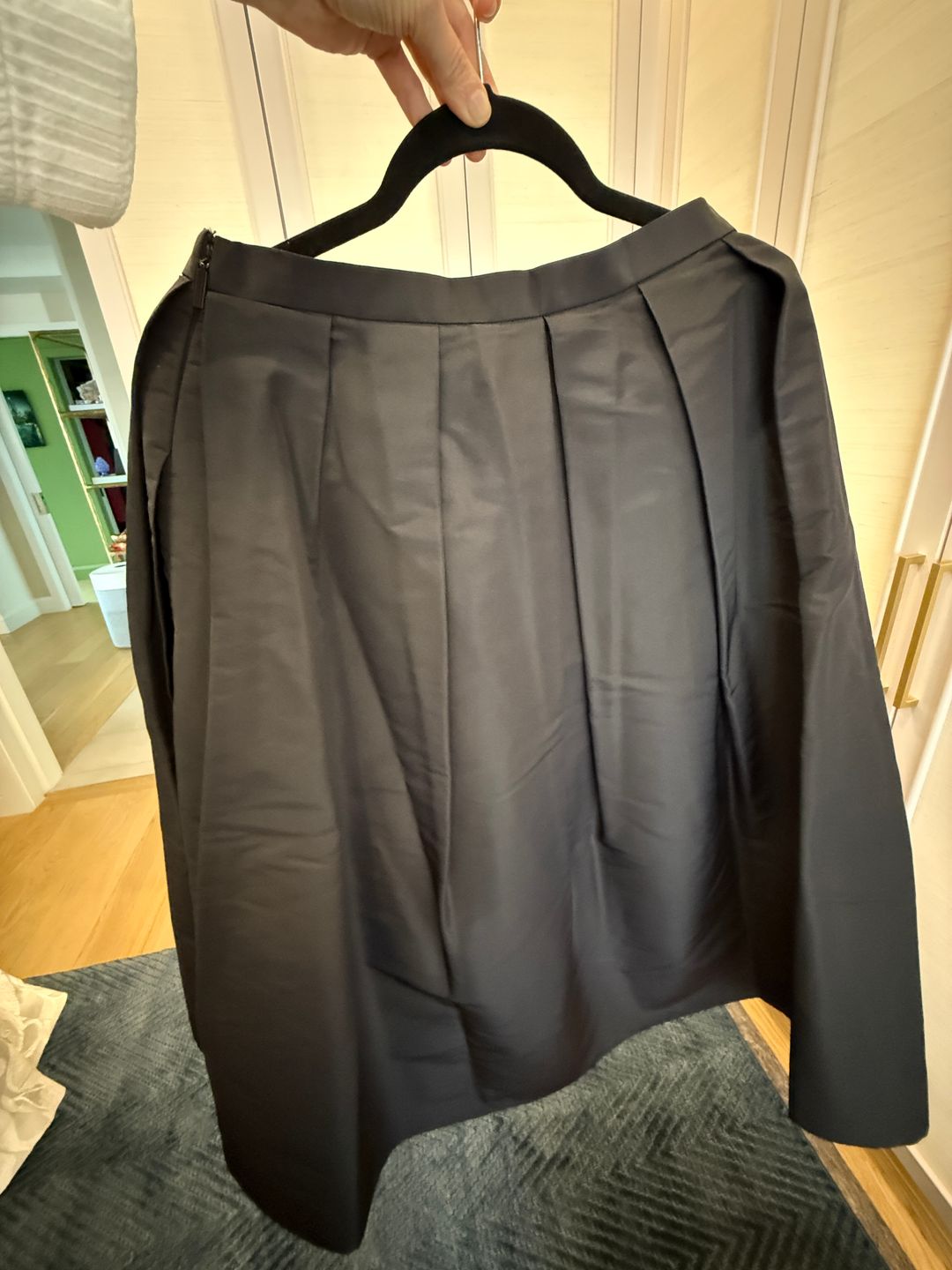 Tibi Silk Faille Full Skirt