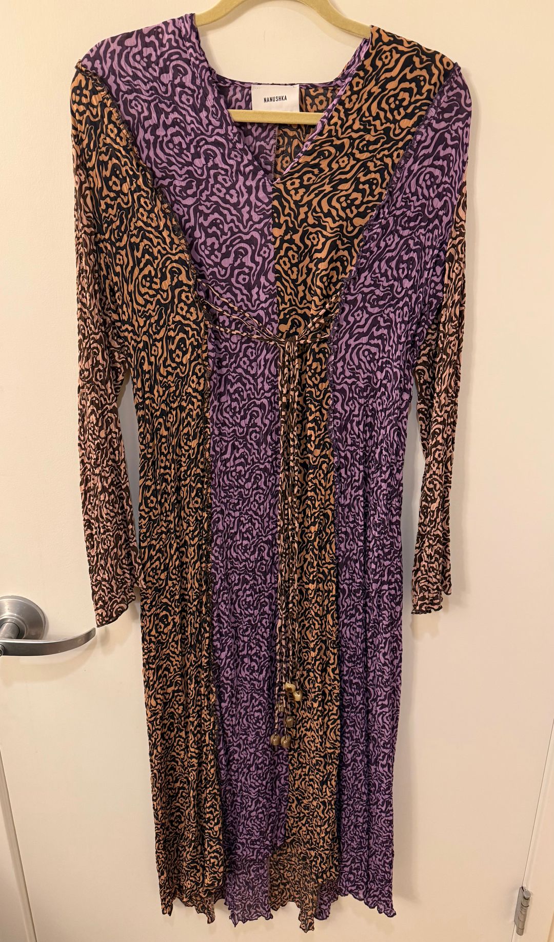 Kamil Dress - Graphic Animal Patchwork on Garmentory