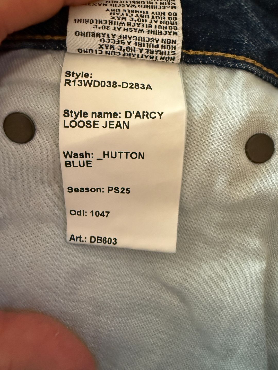 D'ARCY LOOSE JEAN - OASIS BLUE