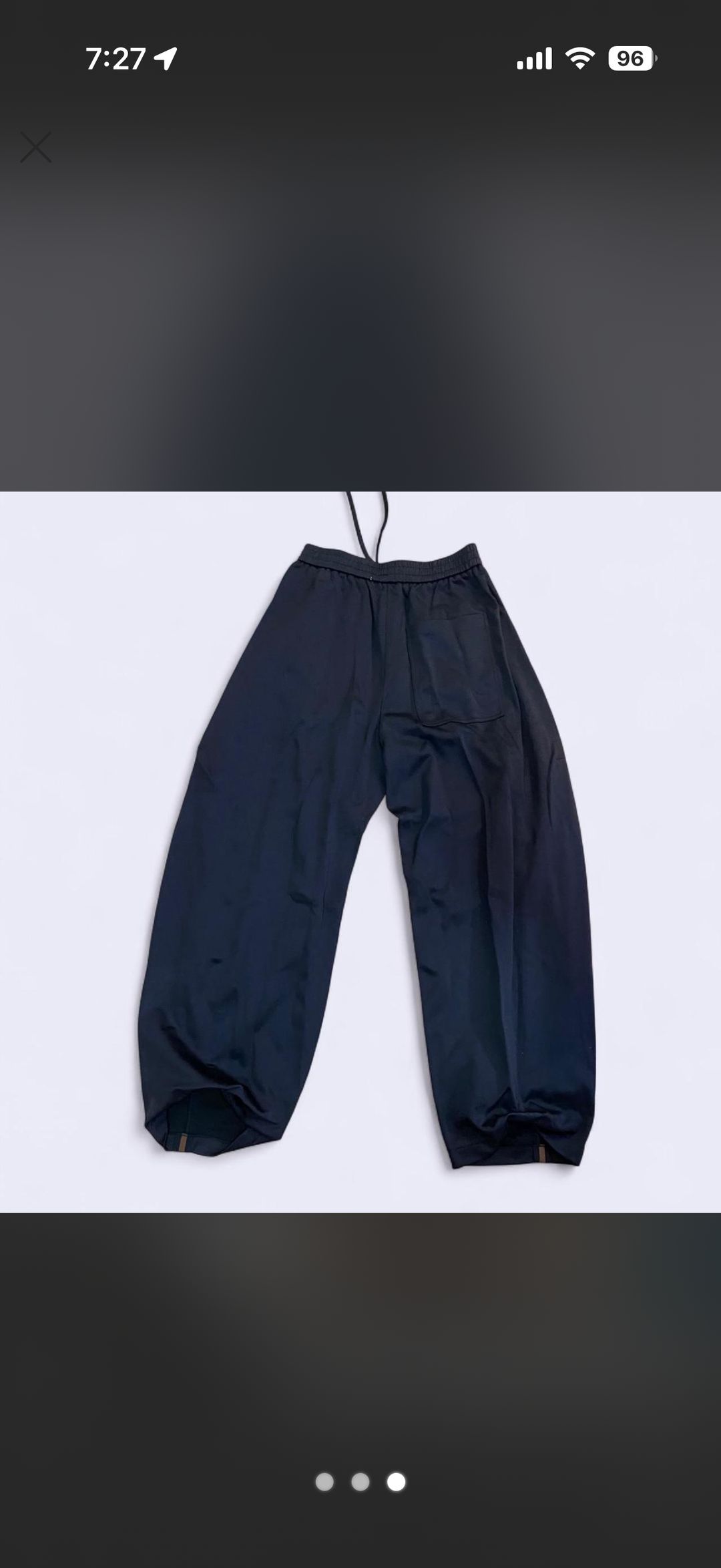 Tibi active knit Winslow pant- black/brown stripe. Size small, regular length 