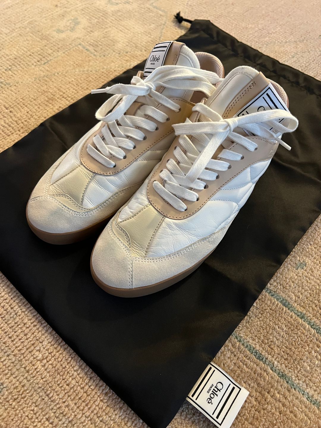 Leather Kick Low-Top Sneakers