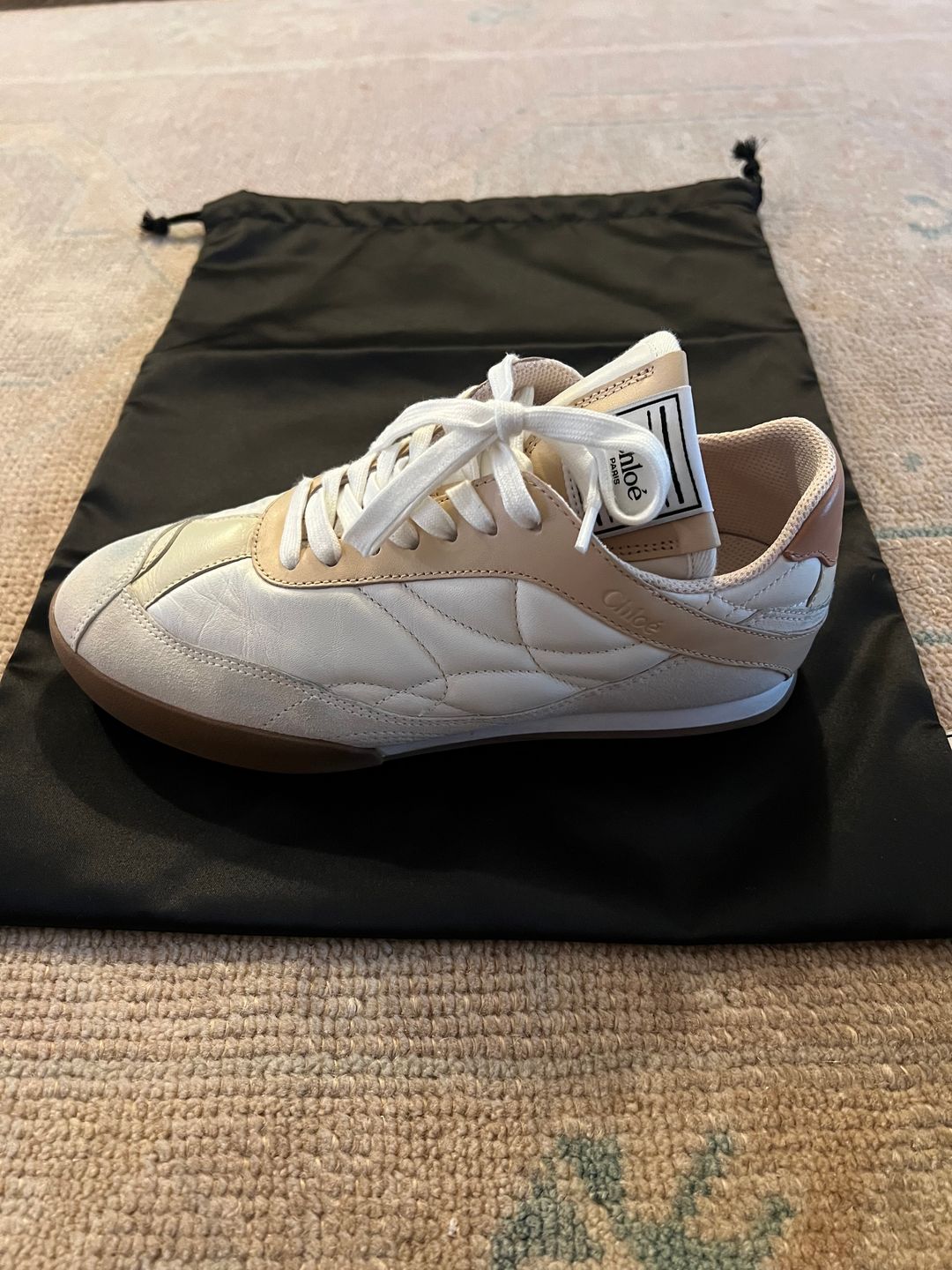 Leather Kick Low-Top Sneakers