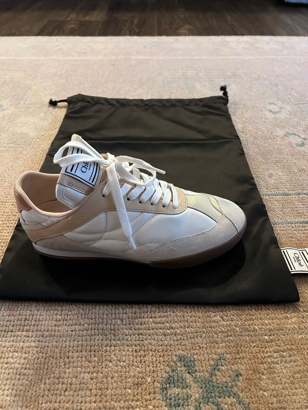 Leather Kick Low-Top Sneakers