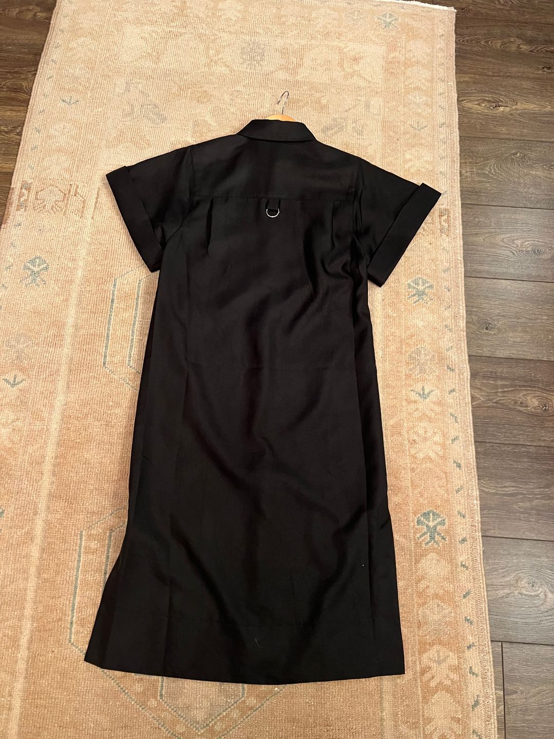 Devin Lightweight Tech Twill Rolled Sleeve Shirtdress