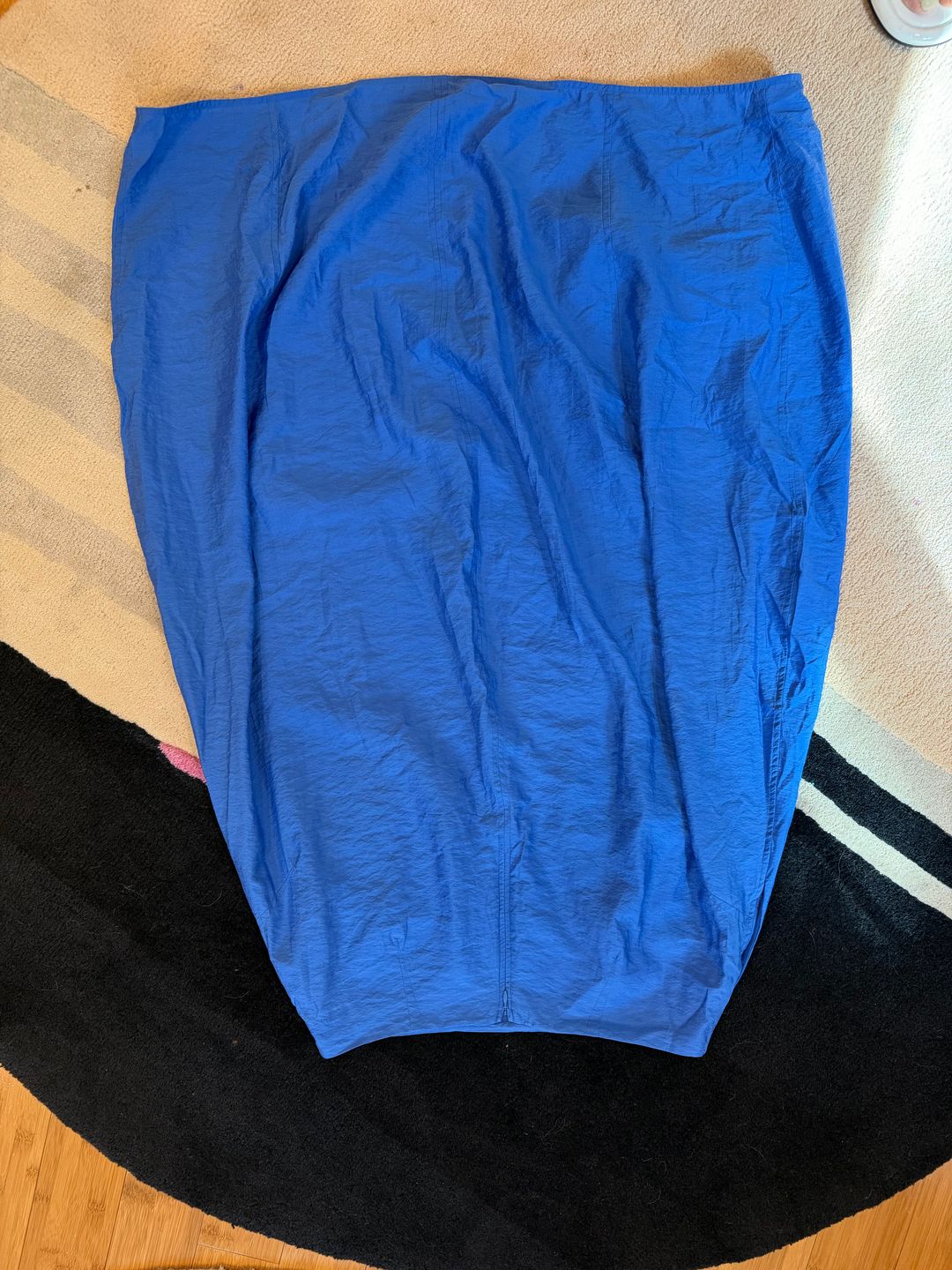 Parachute skirt cobalt