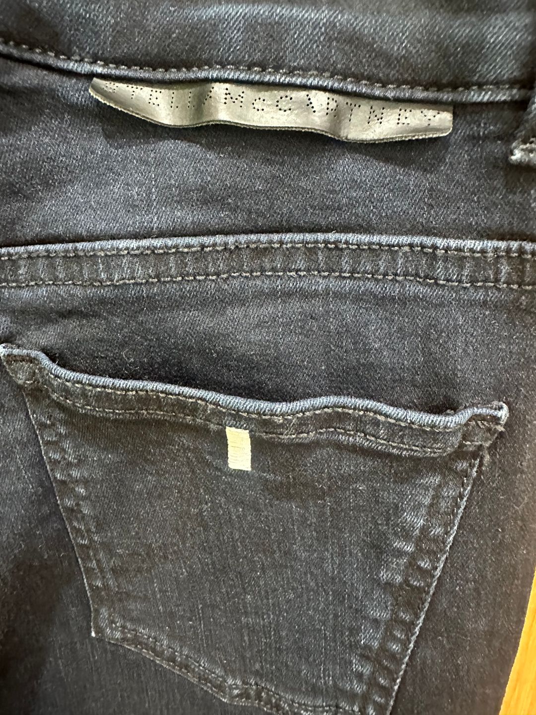Stella McCartney Dark Denim Boot Cut Jeans, Size 30 (runs small)