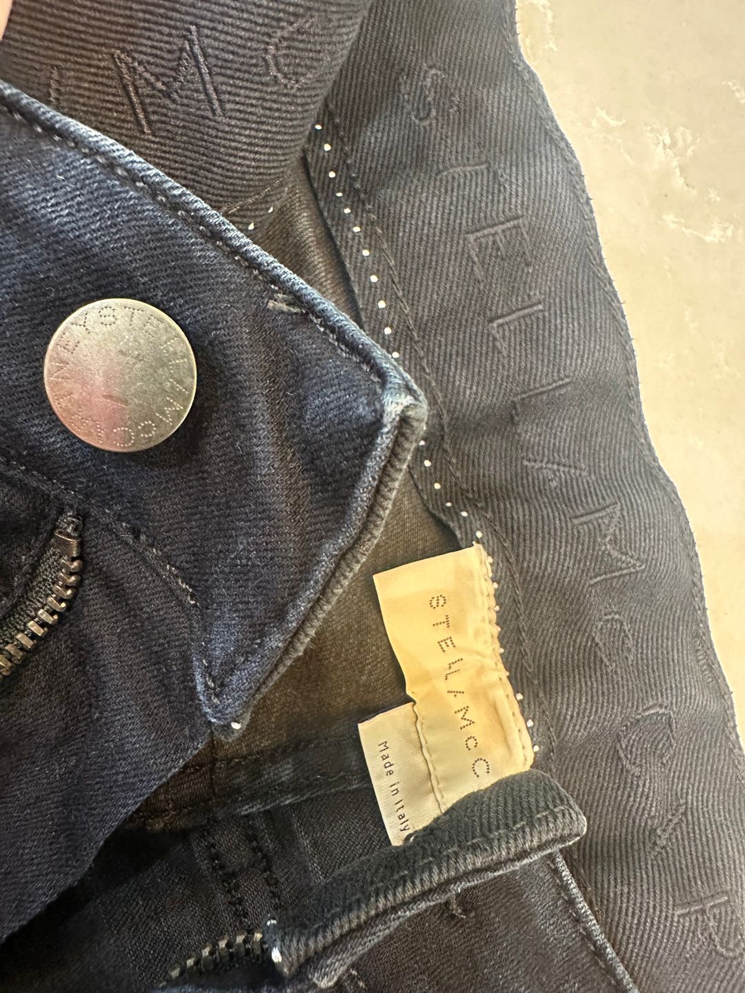 Stella McCartney Dark Denim Boot Cut Jeans, Size 30 (runs small)