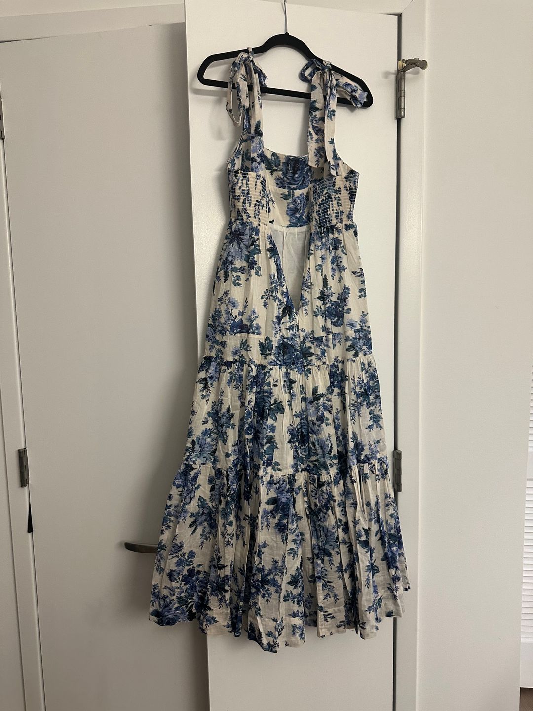 Zimmermann Aliane Tie Shoulder Dress