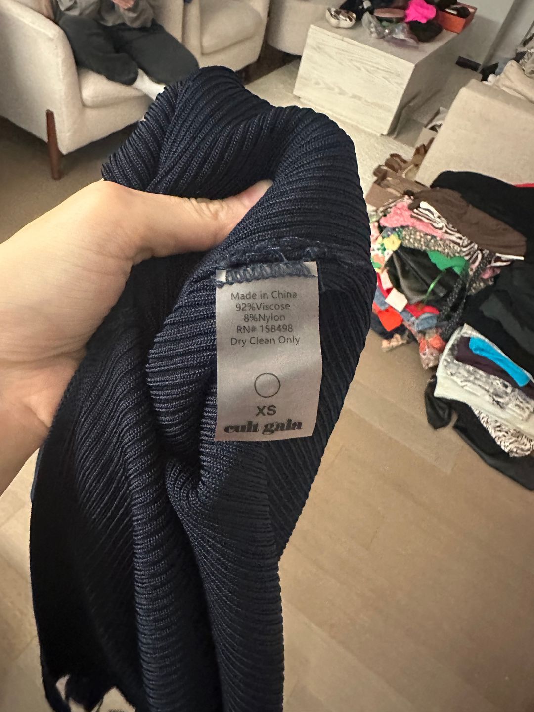 Cult Gaia HONEY KNIT DRESS - INK