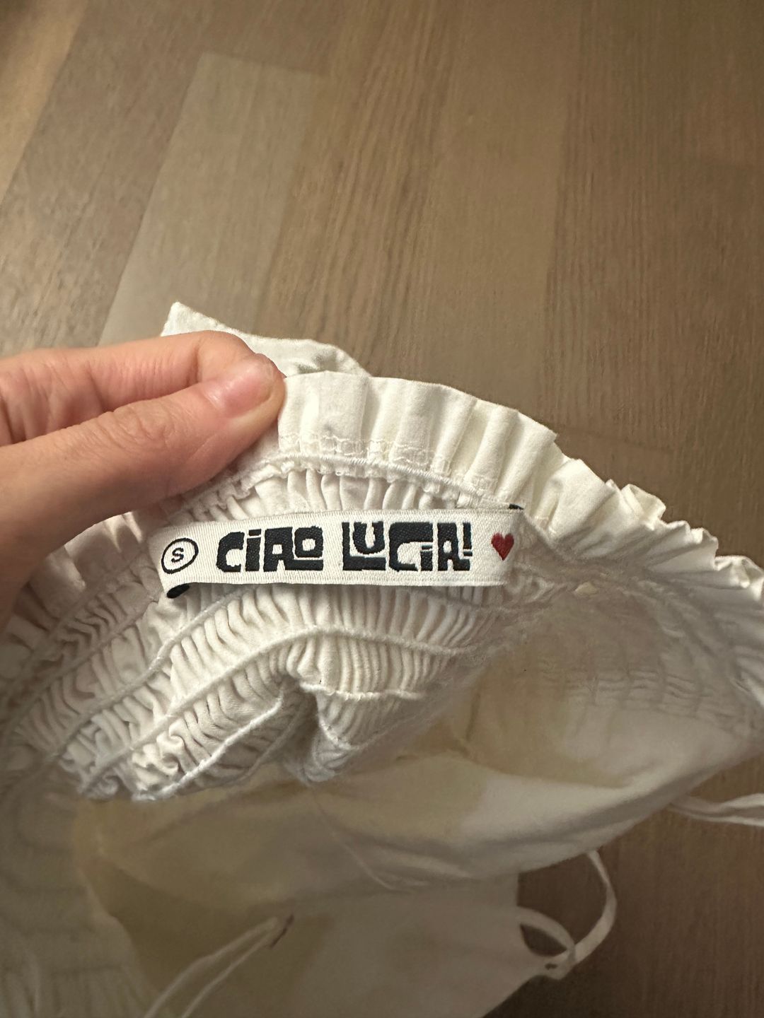 Ciao Lucia Franca Top White