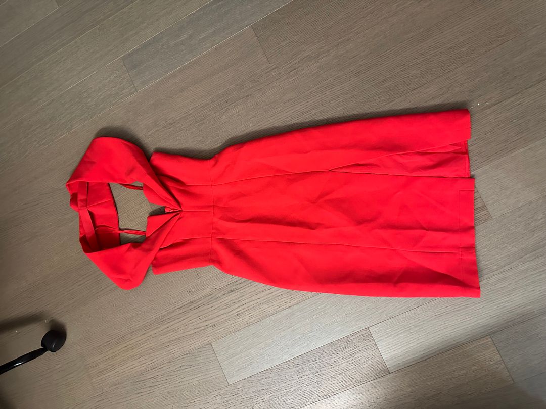 Marquis Off the Shoulder Dress in Red