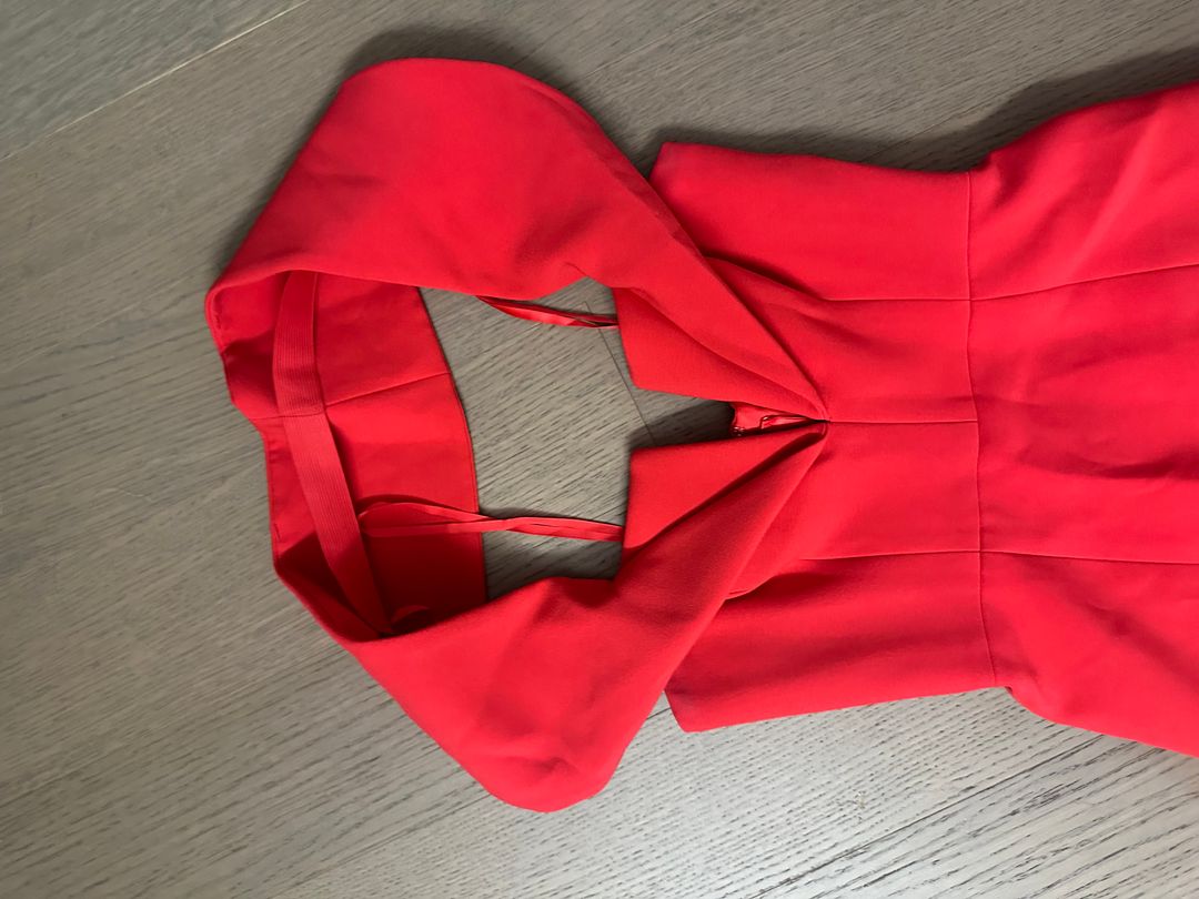 Bcbgmaxazria Marquis Off the Shoulder Dress in Red