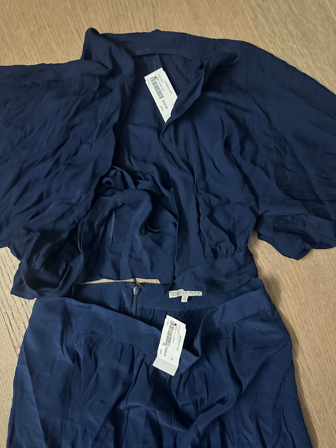 NWT Jennifer Hope Kimono wrap top and pants set