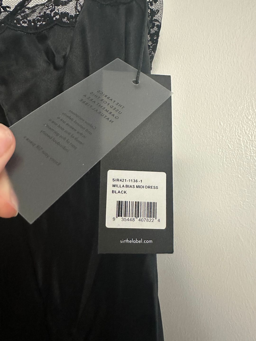 NWT SIR. Willa silk mini dress