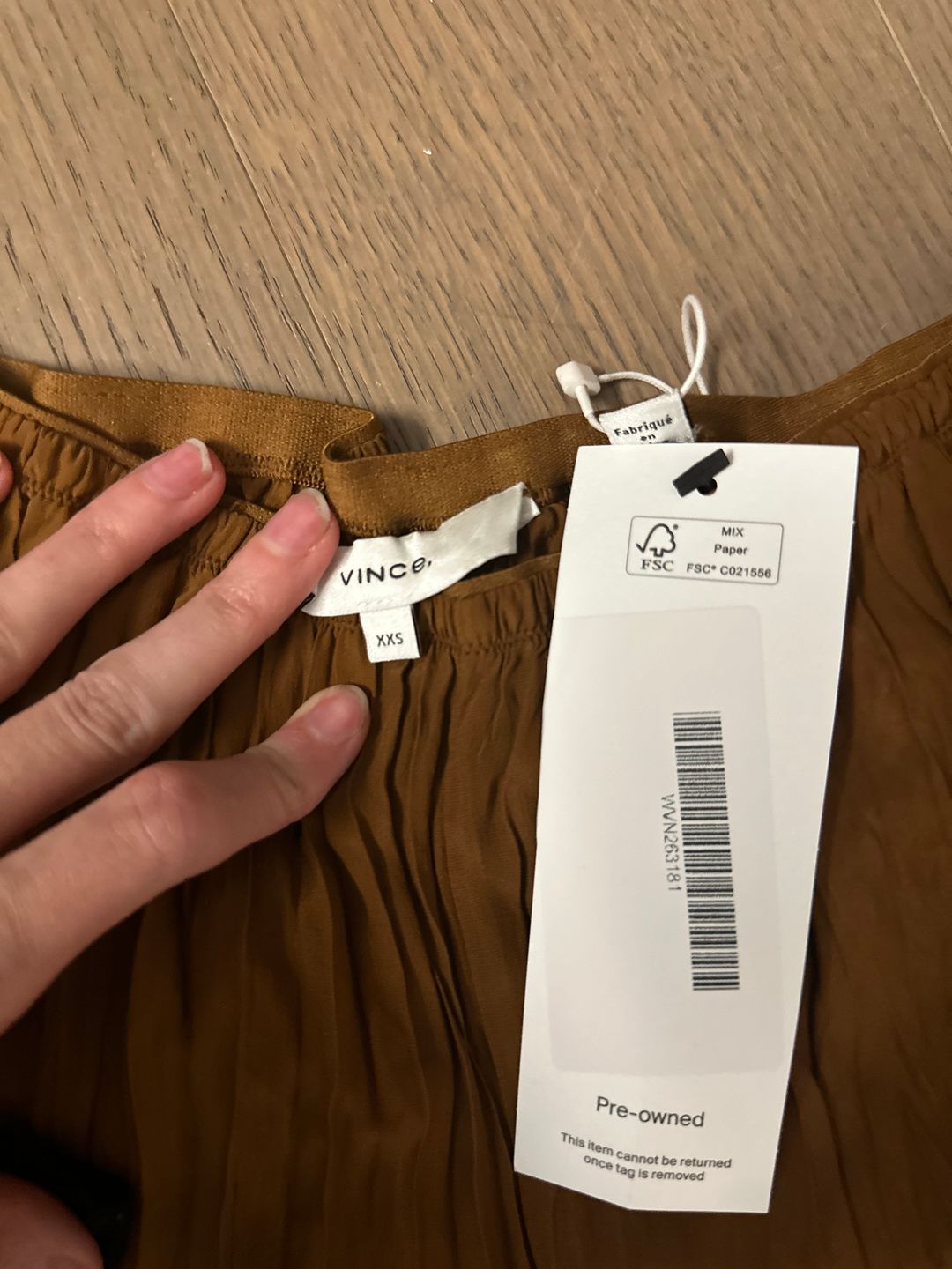 Vince Plissé Pull-on Pants In Ojai