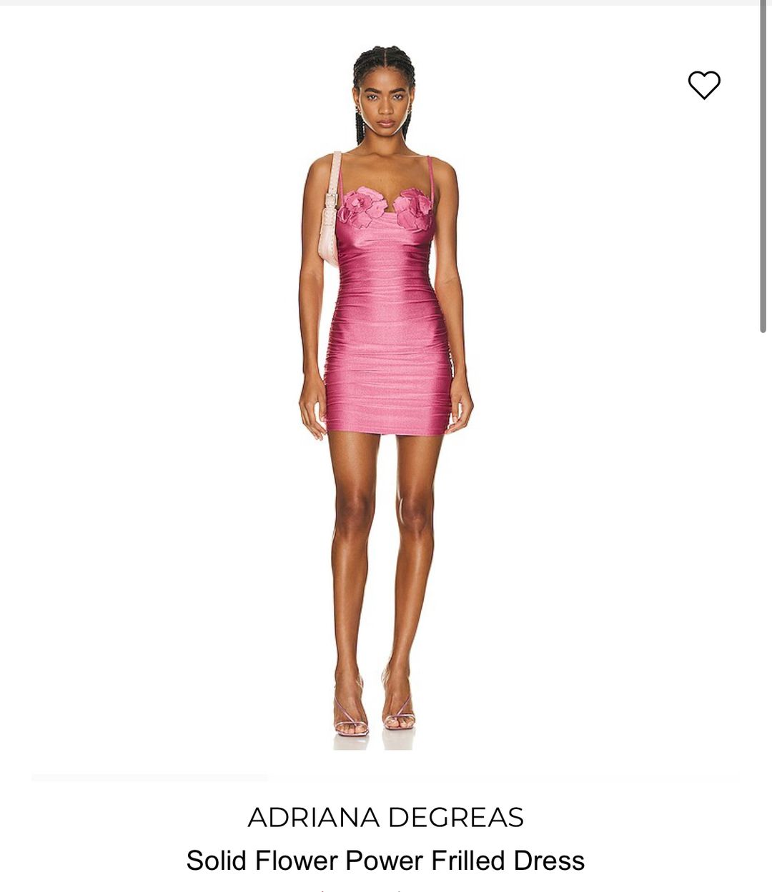 Solid Flower Power Frilled Dress