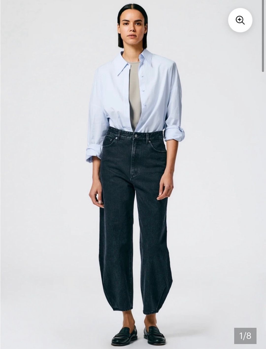 Black Denim High Waisted Quinn Jean
