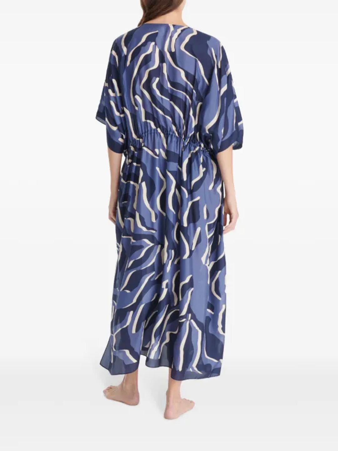 ERES Silk Maxi Dress – Blue — New - One Size