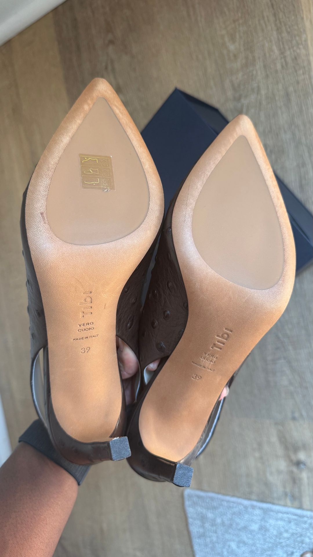 Ostrich Print Reyner Pump