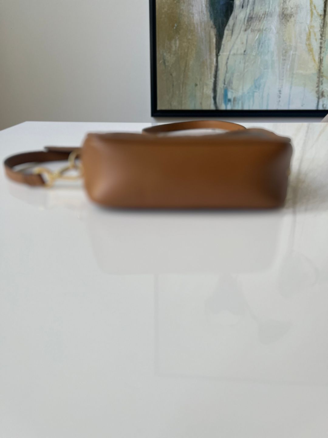 Fendi FF Logo Stamp Camera Bag Zucca Coated Canvas Small