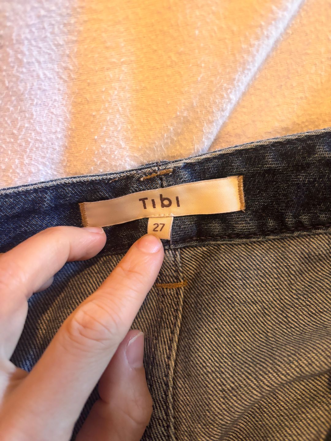 Spring Denim Tuck Jean