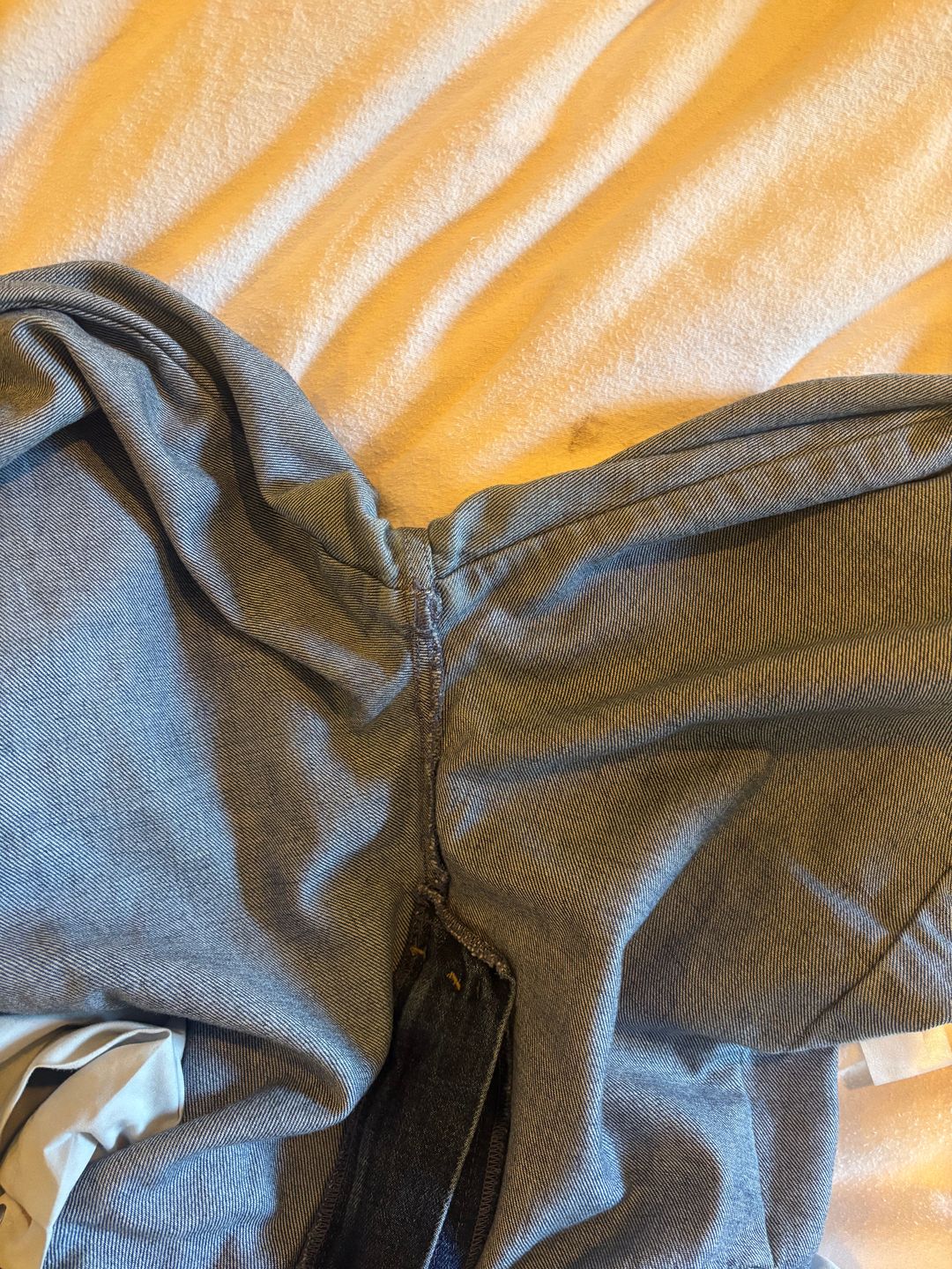 Spring Denim Tuck Jean